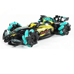 ماشین کنترلی RC مدل F1 طرح دودزا زرد remote control RC car model F1 shot 1:20 -اسباب بازی
